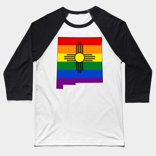 New Mexico Pride! Baseball T-Shirt by somekindofguru